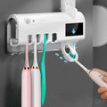 Intelligent UV Toothbrush Sterilizer Automatic Toothpaste Squeezer Toothbrush Toothpaste Rack
