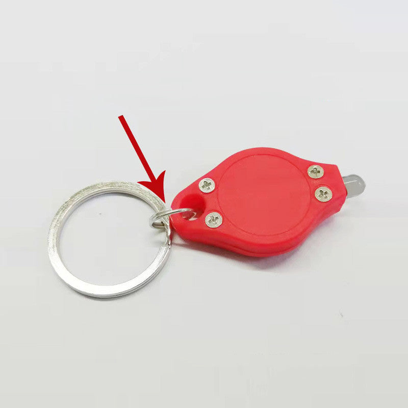 Plastic Luminous Keychain Tool Lamp
