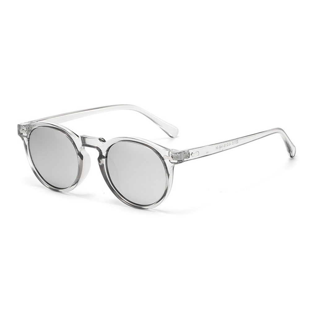 Literary retro round Japanese and Korean fashionable rice nail sunglasses