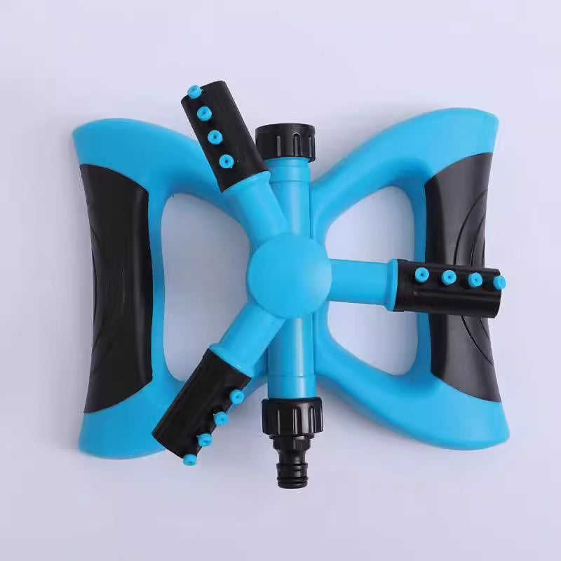 360 Degree Automatic Garden Sprinklers Watering Grass Lawn Rotary Nozzle
