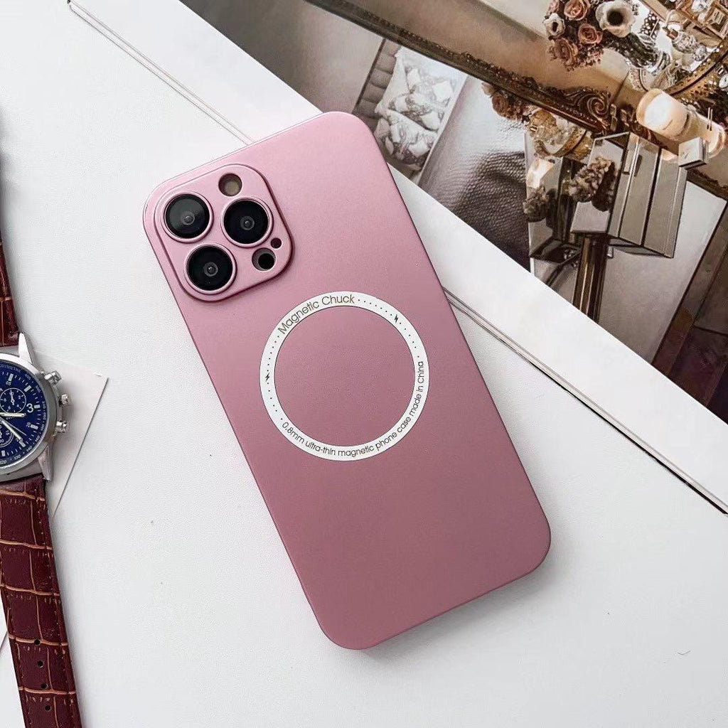 Magnetic Matte Phone Case Ultra-thin Hard Shell