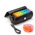 7 Days Daily Pill Box For Medicine French Holder Drug Case Weekly Pill Organizer Tablet Container Waterproof Secret Compartments