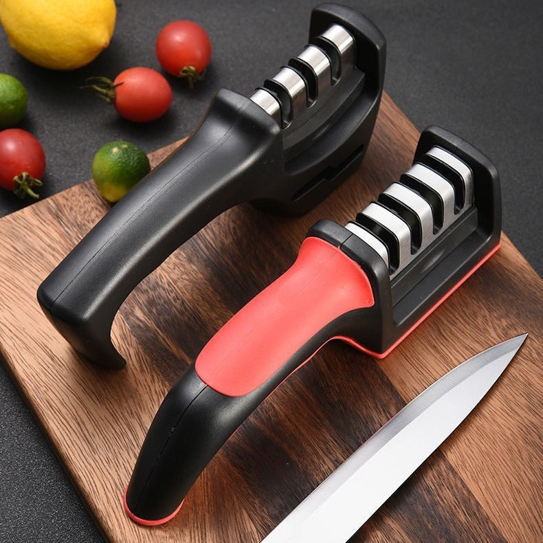 Household Multi-functional Three-section Sharpening Stone Fast Ceramic Sharpening Tool