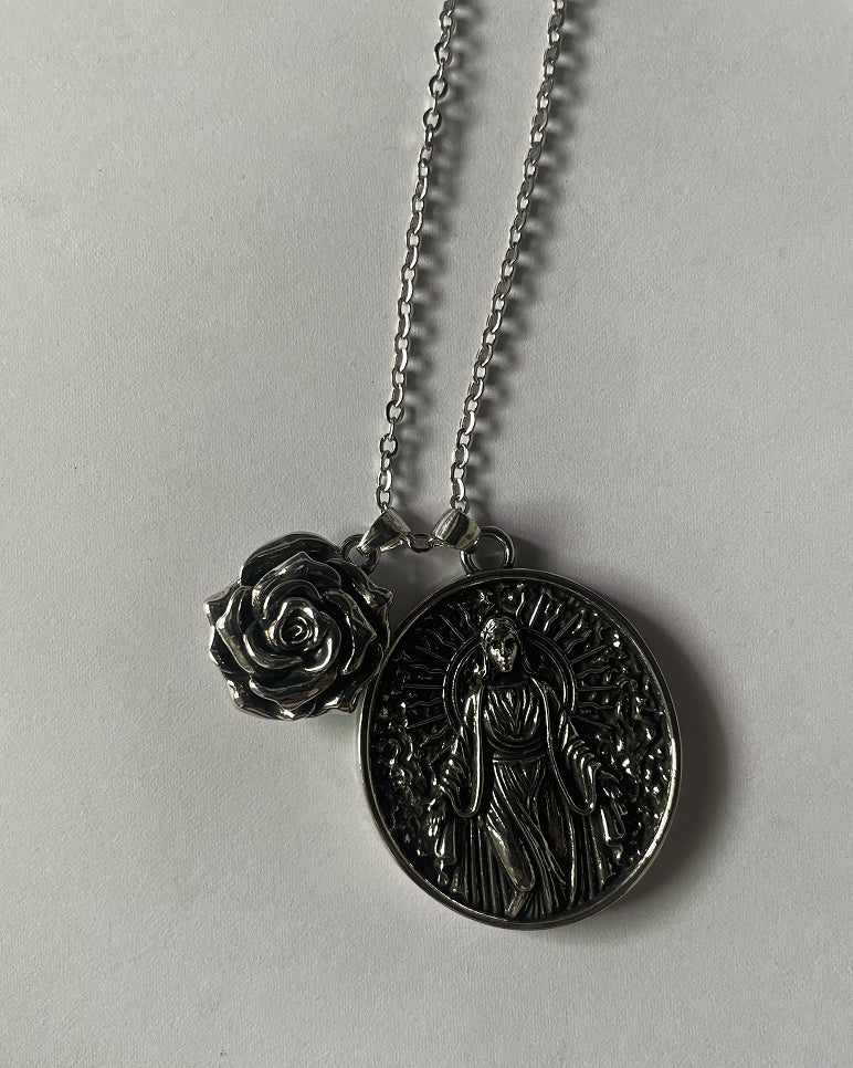 65 Cm Chain Protection Shield Western Mythology Faith Necklace