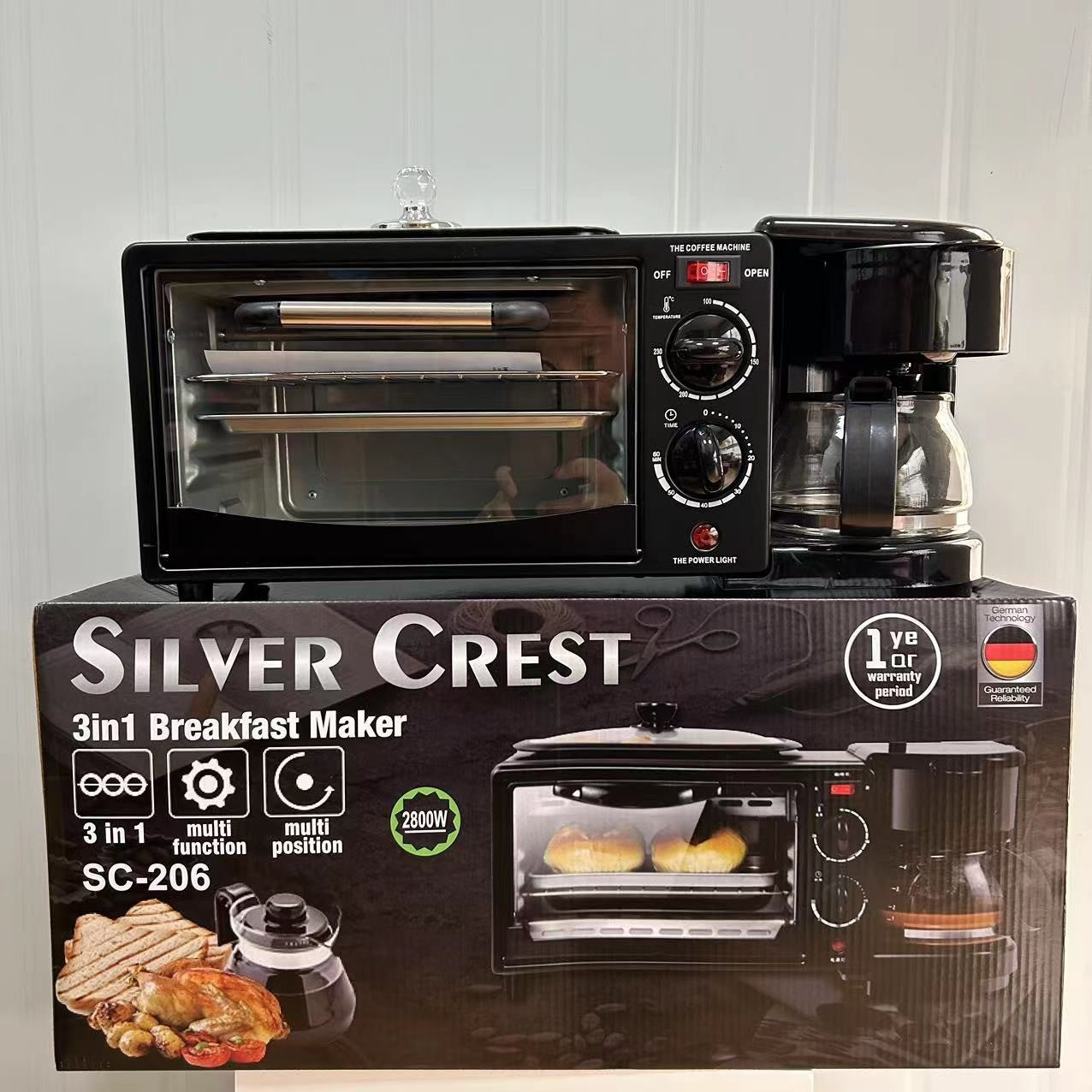 Household Triple Breakfast Machine