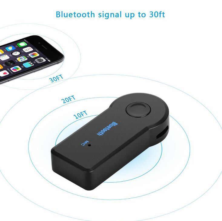 3 In 1 Bluetooth -compatible Wireless Adapter X6 USB Receiver 3.5mm Audio Jack TF Mp3 Card Reader MIC Call Support Car Speaker