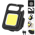 Outdoor USB Mini Alloy Keychain Light Home Emergency Night Light Car Repair Light Camping Light